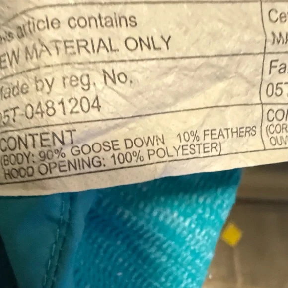 lululemon athletica Blue Hooded Goose Down Puffer Sweater - Picture 10 of 10